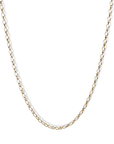 10K "Flora" Oval Link Necklace in 16" - Peridot Fine Jewelry - Zahava
