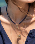 10K Gold "1960s Calendar" Double Sided Customizable Pendant - Peridot Fine Jewelry - Zahava