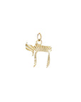 10K Gold Mini "To Life" Sunbeam Charm - Peridot Fine Jewelry - Zahava