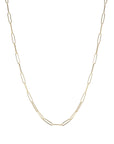 10K Gold "Penelope" Paperclip Chain in 30" - Peridot Fine Jewelry - Zahava