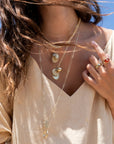10K Gold "Penelope" Paperclip Chain in 30" - Peridot Fine Jewelry - Zahava