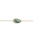 144K & Green Tourmaline "Faye" Bracelet - Peridot Fine Jewelry - Celine Daoust