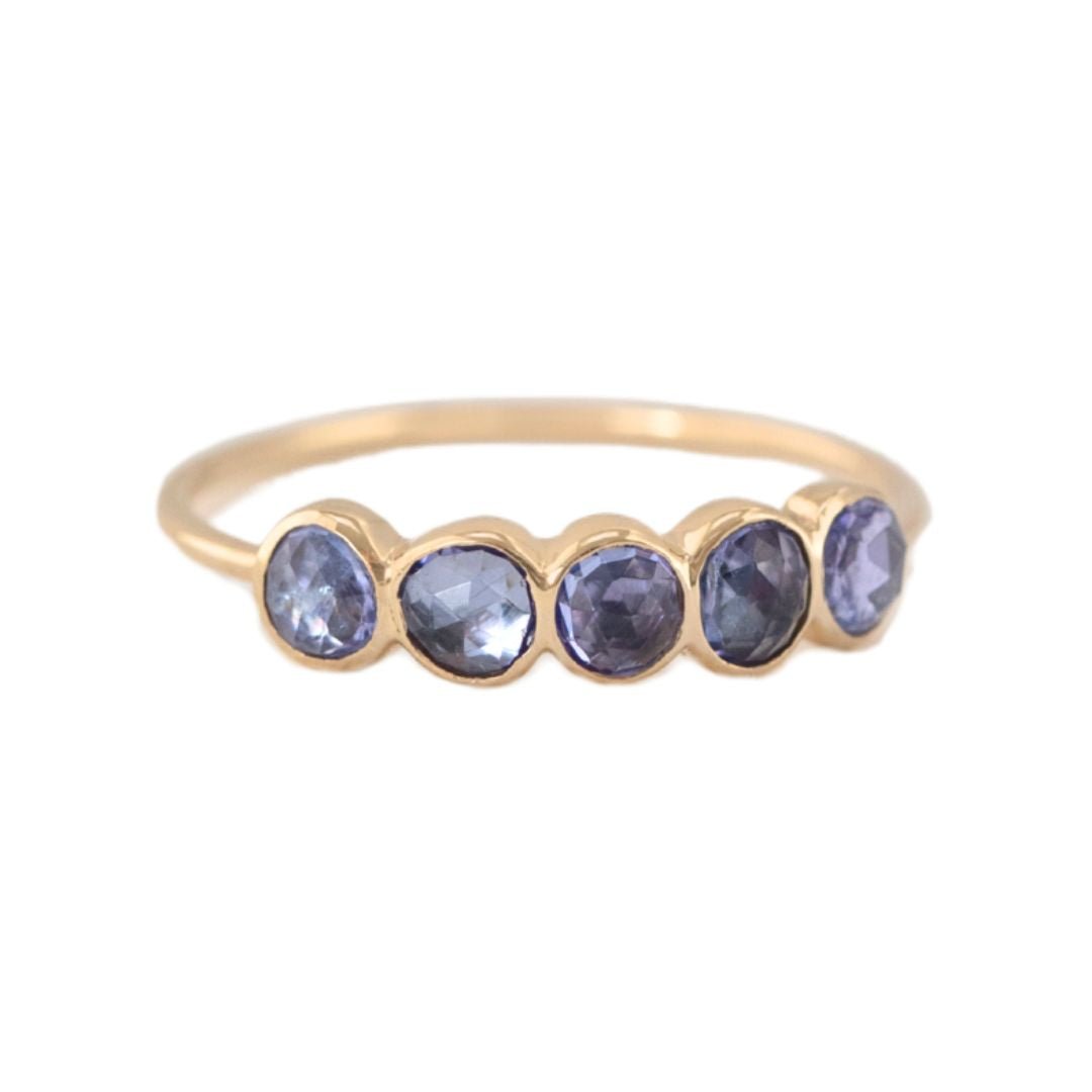 Bezel Set Tanzanite Ring Desire Tanzanite And Diamond Engagement Ring