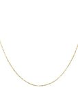 14K Gold "Bella" Elongated Ball Chain - 18" - Peridot Fine Jewelry - Zahava