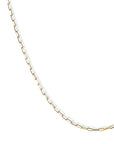 14K Gold Fine "Paperclip" Chain With Lobster Clasp - Peridot Fine Jewelry - Petra Class