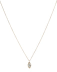 14K Gold & Lab Grown Marquise Cut Diamond "Branch" Necklace - Peridot Fine Jewelry - Robin Haley