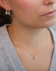 14K Gold & Lab Grown Round Brilliant Cut Diamond "Branch" Necklace - Peridot Fine Jewelry - Robin Haley