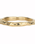 14K Gold "Maxi Magma" Organic Band - Peridot Fine Jewelry - Johanna Brierley