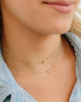14K Gold & Pave Diamond Midi Star of David Necklace - Peridot Fine Jewelry - Zoe Chicco