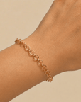 14K "Rosalie" Rolo Chain Bracelet - Peridot Fine Jewelry - Zahava