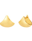 14K Small "Apse" Huggie Hoop Earrings - Peridot Fine Jewelry - Gabriela Artigas