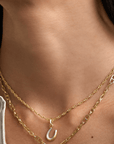 18K Gold "Anchor" Link Chain - Peridot Fine Jewelry - Jade Trau