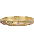 18K Gold "Apex" Eternity Ring With Multi Colored Blush Sapphires - Peridot Fine Jewelry - Ali Dumont