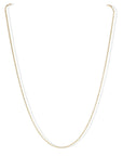 18K Gold Cable Link Chain in 16" - Peridot Fine Jewelry - Caroline Ellen