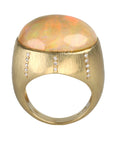 18K Gold Ethiopian Opal and Diamond "Ray" Ring - Peridot Fine Jewelry - Kothari