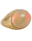 18K Gold Ethiopian Opal and Diamond "Ray" Ring - Peridot Fine Jewelry - Kothari