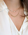 18K Gold Fancy - Colored Diamond Demi Fringe Necklace - Peridot Fine Jewelry - Kothari