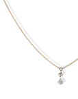 18K Gold Free - Set Square and Fan Shaped Diamond Necklace - Peridot Fine Jewelry - TAP by Todd Pownell