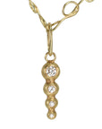 18K Gold & Graduated Diamond "Bubble" Pendant - Peridot Fine Jewelry - Petra Class