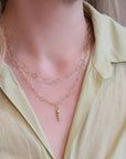 18K Gold & Graduated Diamond "Bubble" Pendant - Peridot Fine Jewelry - Petra Class