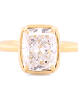 18K Gold "Haley" Ring Mount - Peridot Fine Jewelry - Anne Sportun