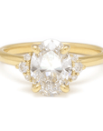 18K Gold "Kathleen" Ring Mount - Peridot Fine Jewelry - Anne Sportun