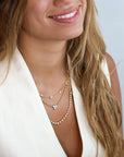 18K Gold Large "Penelope" Diamond Tennis - Style Necklace - Peridot Fine Jewelry - Jade Trau