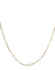 18K Gold "Mixed Oval" Link Chain - Peridot Fine Jewelry - Annie Fensterstock
