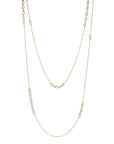 18K Gold Polki Diamond "Garland" Necklace - Peridot Fine Jewelry - Kothari