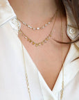 18K Gold Polki Diamond "Garland" Necklace - Peridot Fine Jewelry - Kothari