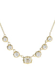 18K Gold Small "Vanguard" Diamond Necklace - Peridot Fine Jewelry - Jade Trau