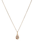 18K Gold Textured Morganite Pendant - Peridot Fine Jewelry - Yasuko Azuma