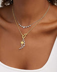 18K "Mini Catherine Key" Charm with Diamonds - Peridot Fine Jewelry - Jade Trau