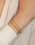 18K Vanguard Plié Bangle - Peridot Fine Jewelry - Jade Trau