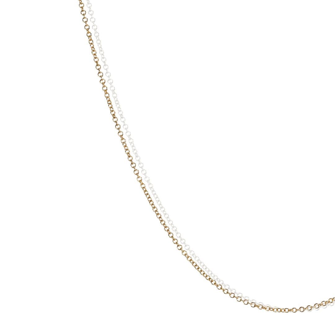 18K Yellow Gold Cable Chain - Peridot Fine Jewelry - Annie Fensterstock