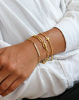 20K Gold Pave Diamond Bar Bracelet - Peridot Fine Jewelry - Caroline Ellen