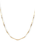 20K Gold "Planished" Link Chain - Peridot Fine Jewelry - Caroline Ellen
