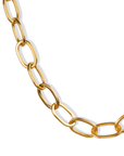 20K Handmade "Flattened Airy Cushion" Chain Necklace - Peridot Fine Jewelry - Caroline Ellen
