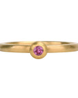 20K Pink Sapphire Granule Ring - Peridot Fine Jewelry - Caroline Ellen
