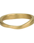22K Gold Irregular Heavy "Wave" Ring - Peridot Fine Jewelry - Rosanne Pugliese