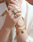 22K Irregular Lightweight "Wave" Ring - Peridot Fine Jewelry - Rosanne Pugliese