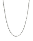 Oxidized Medium Thickness 3mm Sterling Silver Chain, 18.5"