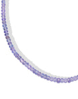 Tanzanite Faceted Beaded Necklace