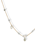 18K & ~2.6ct Free-Set Round and Oval Shaped Diamond Necklace
