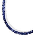 Faceted Kyanite Beaded Choker Necklace