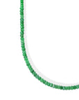 Faceted Emerald Beaded Necklace - Peridot Fine Jewelry - Zahava