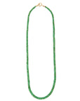 Faceted Emerald Beaded Necklace - Peridot Fine Jewelry - Zahava