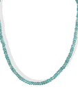 Faceted Green Kyanite Beaded Necklace - Peridot Fine Jewelry - Zahava