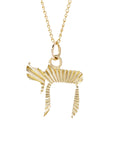 Gold "To Life" Sunbeam Charm - Peridot Fine Jewelry - Zahava