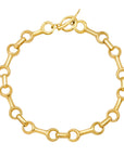 Gold Vermeil 25mm "Double Beam" Chain Bracelet - Peridot Fine Jewelry - Gabriela Artigas